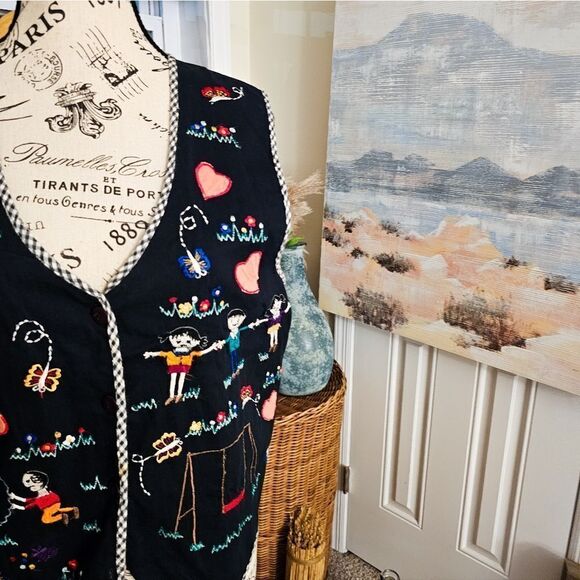 Vintage BSA Friendship Patched Embroidered Vest. - Picture 6 of 15
